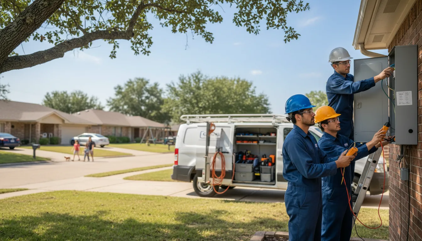 Certified electrician providing emergency electrical services in Elberfeld, IN